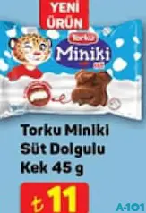 TORKU MİNİKİ SÜT DOLGULU KEK 45 G TORKU MİNİKİ SÜT DOLGULU KEK 45 G
